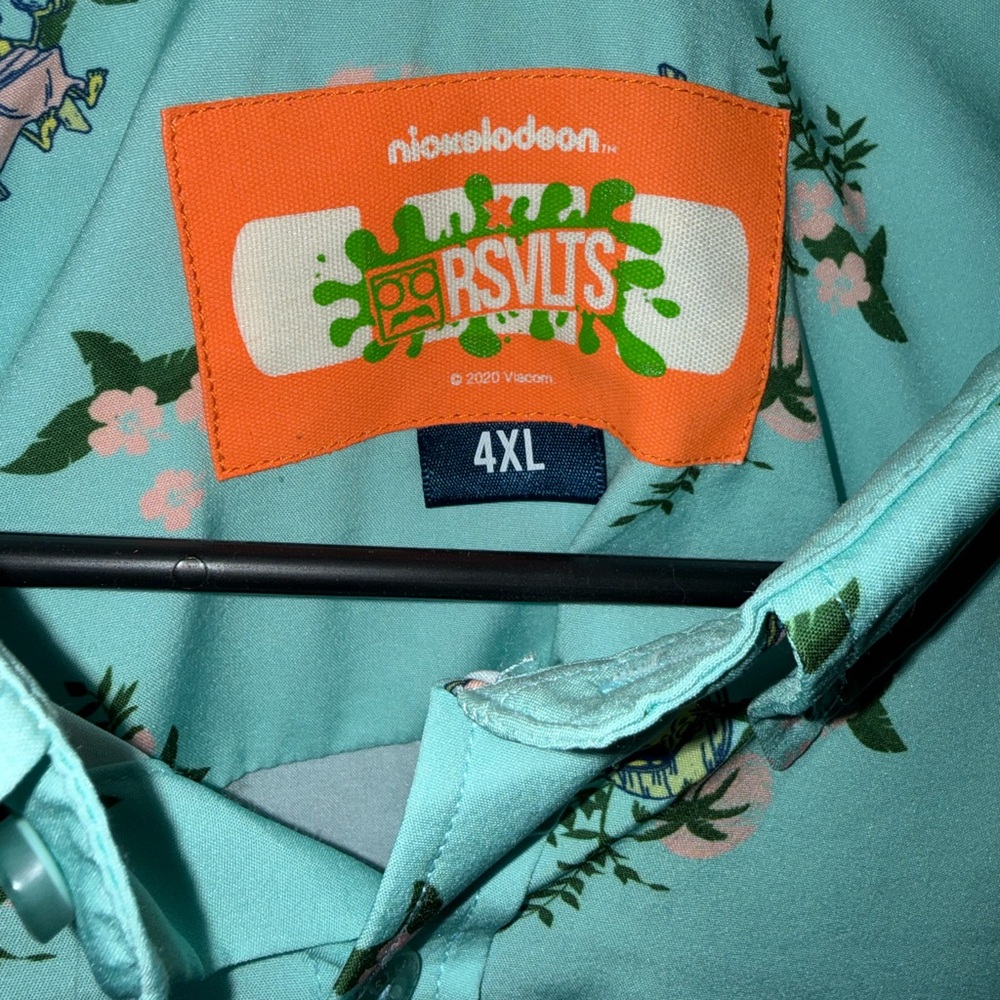 Nickelodeon x RSVLTS SpongeBob Tiki Shirt 4XL